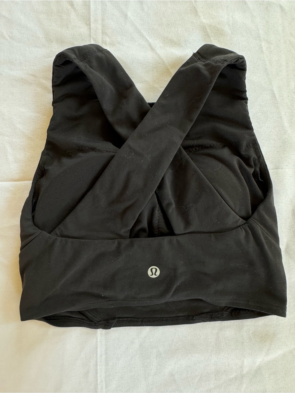 Lululemon Women's SIZE 4 Black Forward Fold Bra (Light Support, C/D Cups)